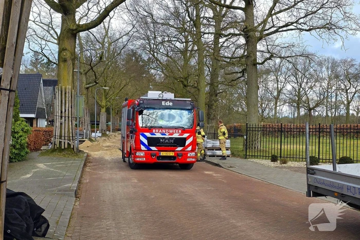 Leiding beschadigd tijdens werkzaamheden