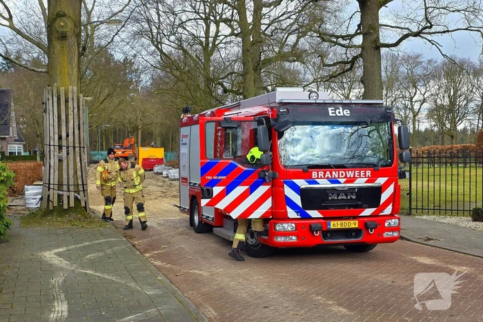 Leiding beschadigd tijdens werkzaamheden