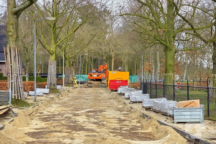 Leiding beschadigd tijdens werkzaamheden