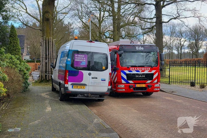 Leiding beschadigd tijdens werkzaamheden