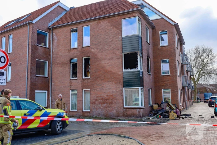 Brand in appartementencomplex, appartementen ontruimd