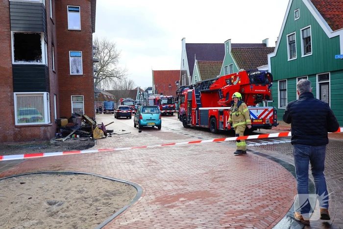 Brand in appartementencomplex, appartementen ontruimd