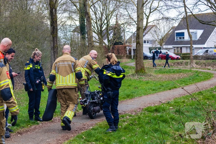 Scooter gaat in vlammen op