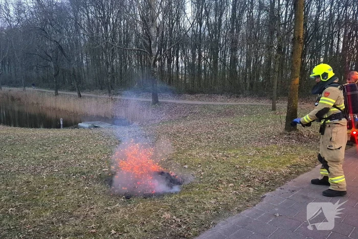Buitenbrand zorgt voor actie van de brandweer