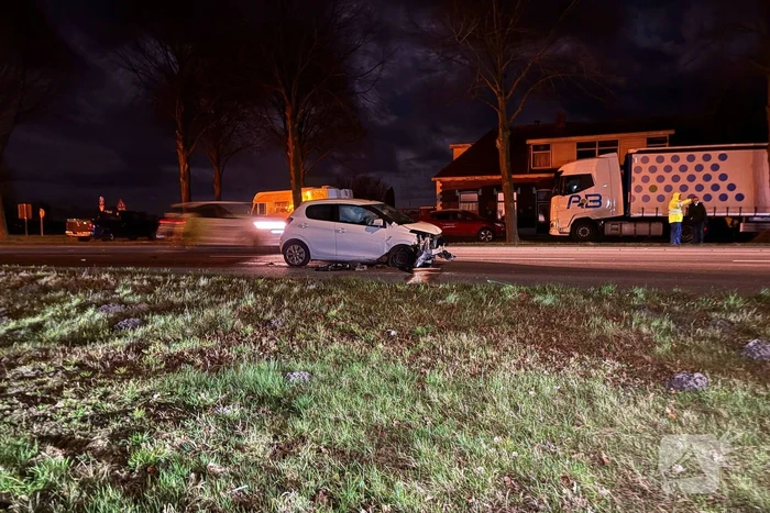 Bestuurder test positief op alcohol en drugs na eenzijdig ongeval
