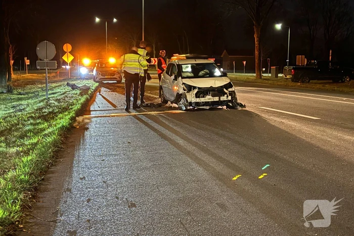 Bestuurder test positief op alcohol en drugs na eenzijdig ongeval