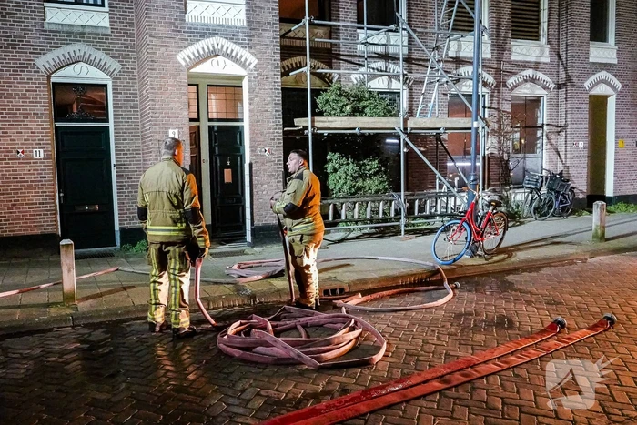 Schoorsteenbrand door palletkachel