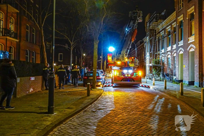 Schoorsteenbrand door palletkachel