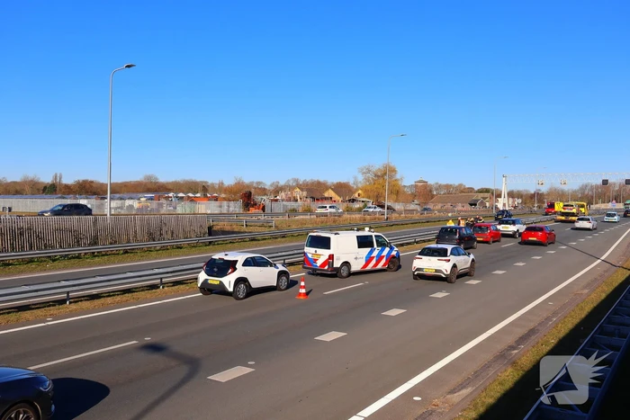 Ongeval tussen meerdere voertuigen zorgt voor vertraging