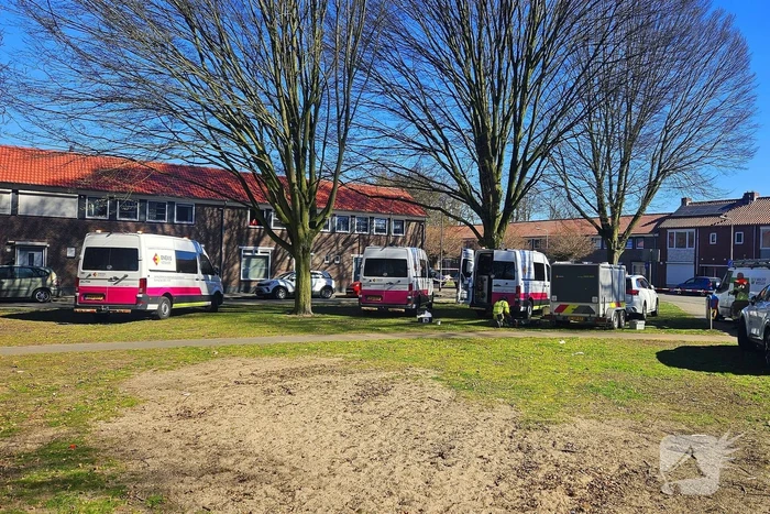Weg afgesloten vanwege gaslek