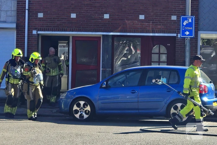 Weg afgesloten vanwege gaslek