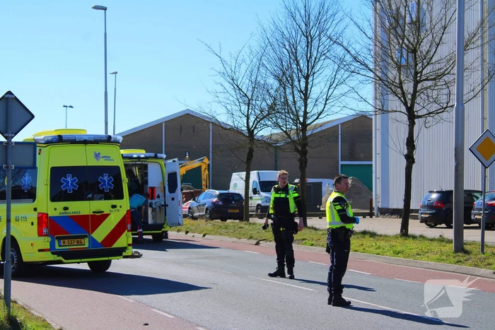 Fietser aangereden door motorrijder