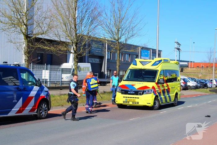 Fietser aangereden door motorrijder