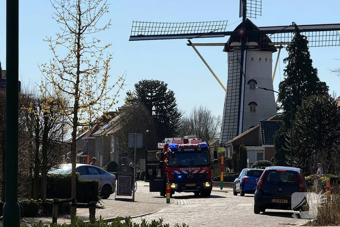 Brandweer ingezet voor gaslekkage