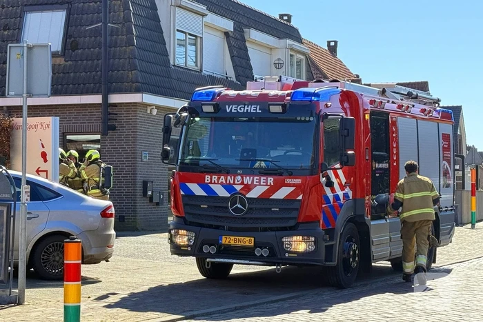 Brandweer ingezet voor gaslekkage