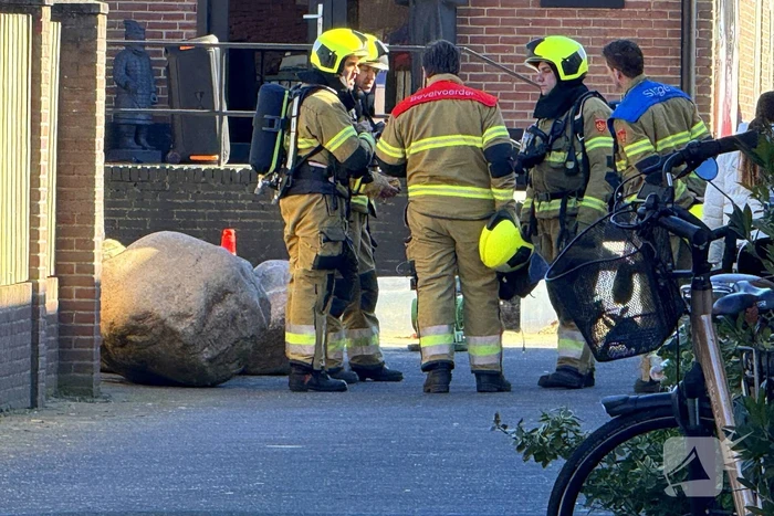 Brandweer ingezet voor gaslekkage