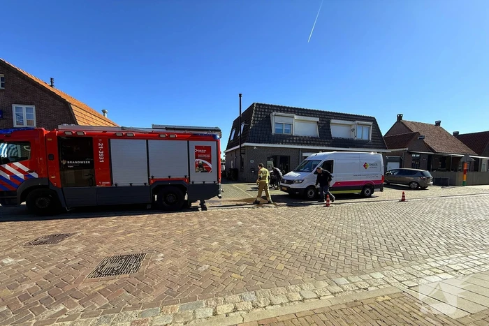 Brandweer ingezet voor gaslekkage