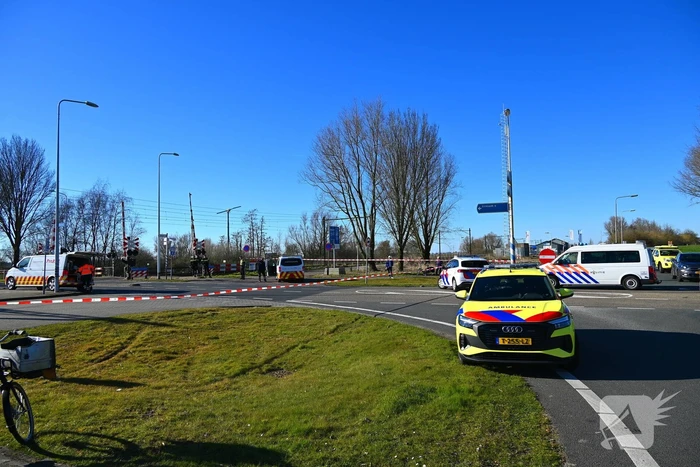 Treinverkeer gestremd door aanrijding
