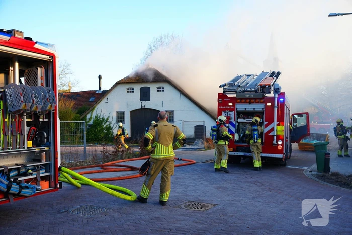 Grote brand in gesloten pannenkoekenrestaurant