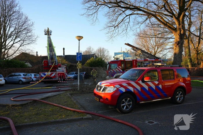 Grote brand in gesloten pannenkoekenrestaurant
