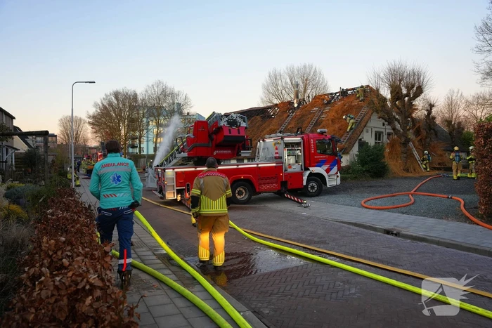 Grote brand in gesloten pannenkoekenrestaurant