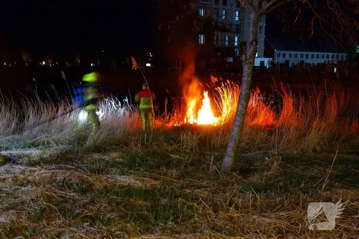 Brandweer bestrijdt natuurbrand