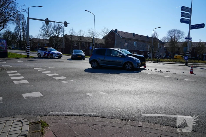 Botsing tussen twee voertuigen