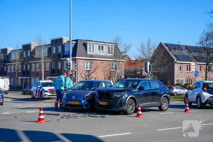 Botsing tussen twee voertuigen