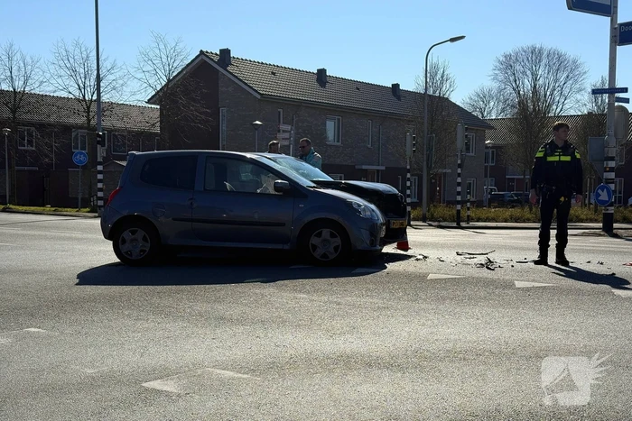 Botsing tussen twee voertuigen