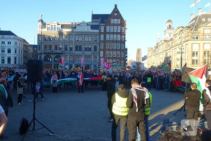 Demonstratie voor Palestina in de hoofdstad