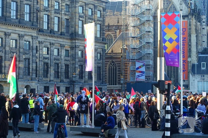 Demonstratie voor Palestina in de hoofdstad