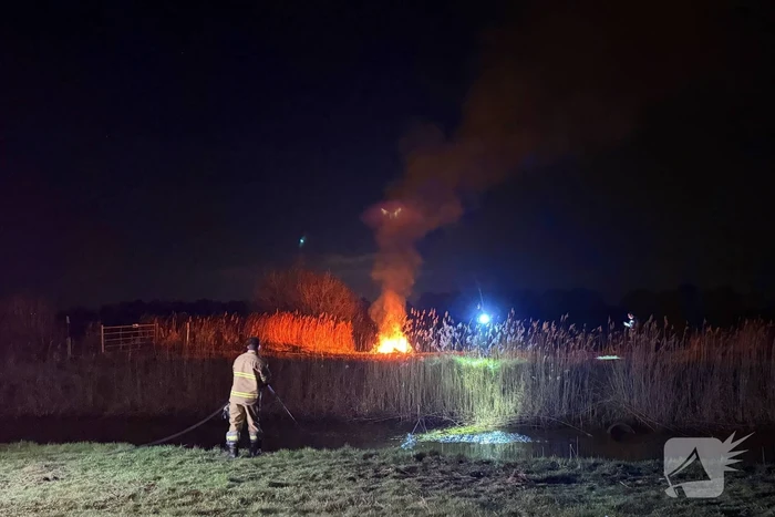 Brand in buitengebied geblust