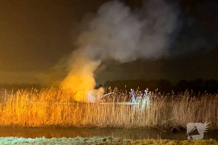 Brand in buitengebied geblust