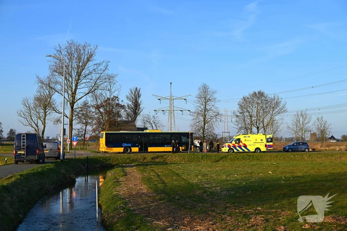 Mountainbiker gewond bij botsing met lijnbus