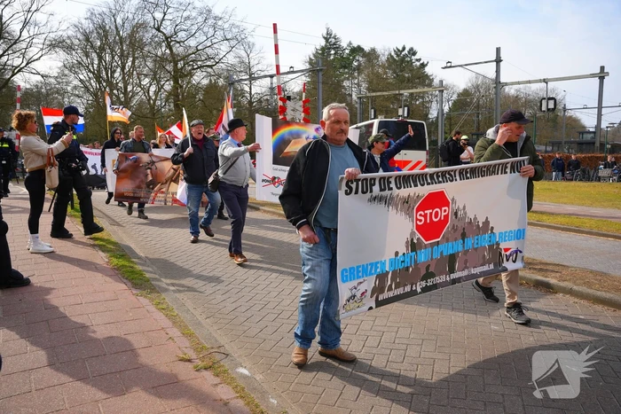 Demonstraties uit protest tegen NVU-mars