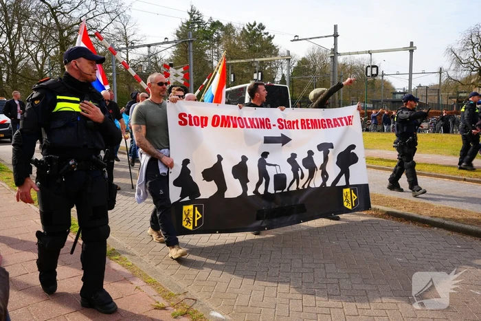 Demonstraties uit protest tegen NVU-mars