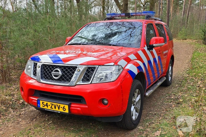Extra ondersteuning door brandweervliegtuig bij bosbrand