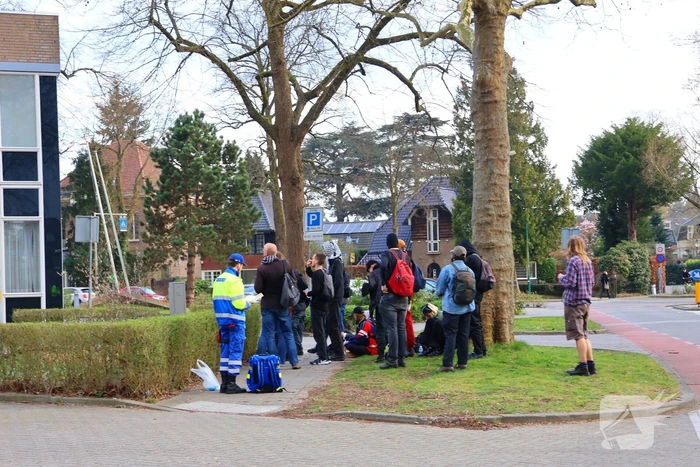 Demonstratie bij politiebureau