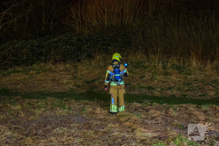 Brandweer blust twee branden op dezelfde locatie