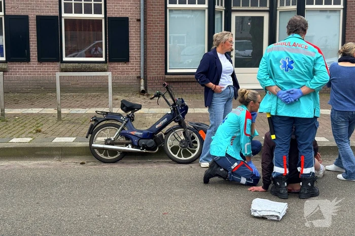 Brommerrijder gewond bij ongeval