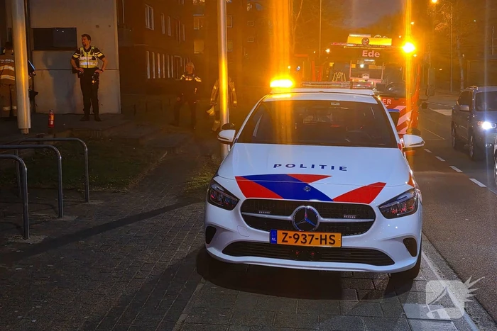 Brand in brievenbus van kantoorgebouw