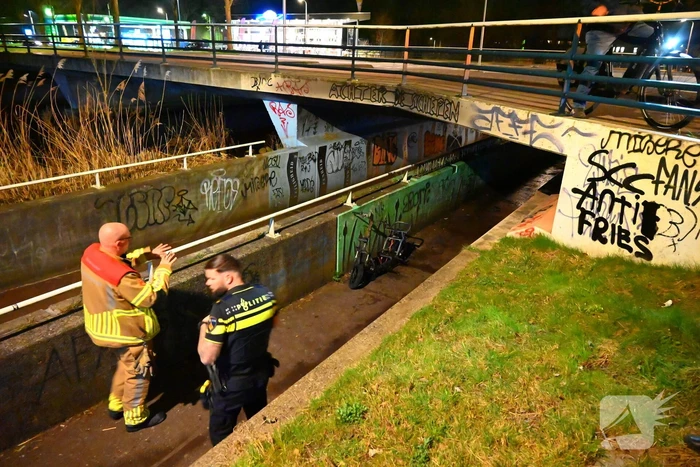 Scooter volledig verwoest door brand