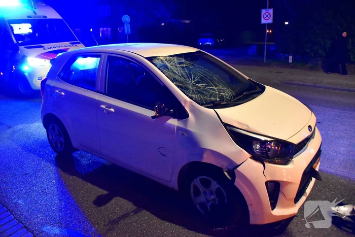 Ongeval tussen scooter en auto