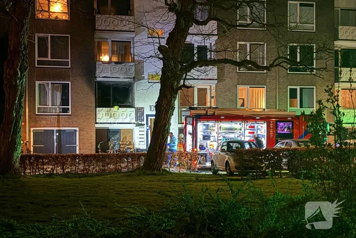 Grote brand na explosie flat