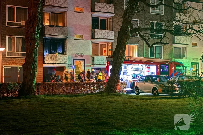 Grote brand na explosie flat