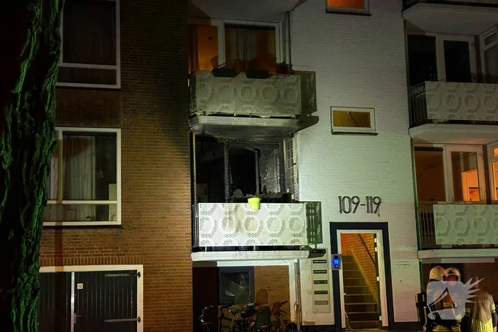 Grote brand na explosie flat