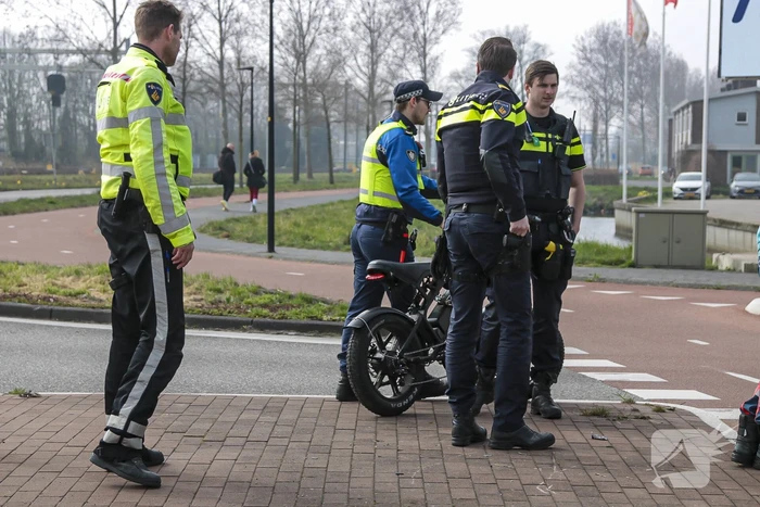 Fatbiker naar ziekenhuis na aanrijding