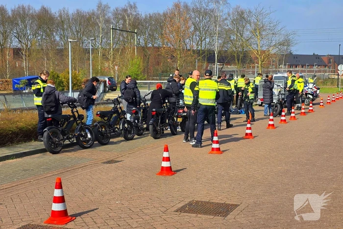 Negen fatbikes niet in orde tijdens politiecontrole