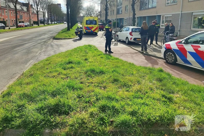 Vrouw op fiets gewond na val