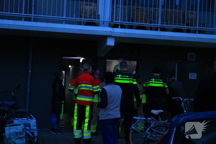 Brandweer controleert berging na brand